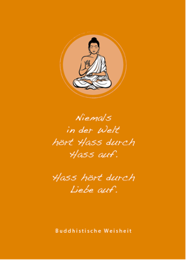 Buddha, buddhistisch, Postkarten, Weisheit