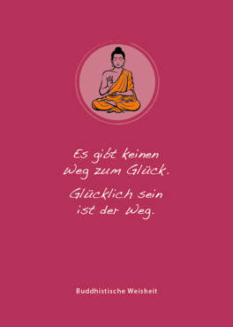 Buddha, buddhistisch, Postkarten, Weisheit